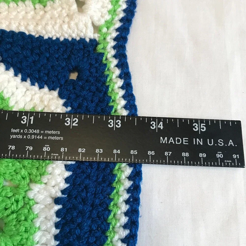 Vintage crochet ‎ baby blanket